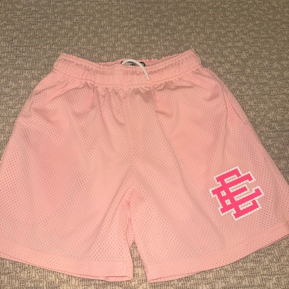 Eric Emanuel Light Pink Mesh Shorts